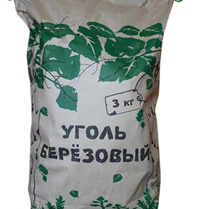 Уголь берёзовый 3кг