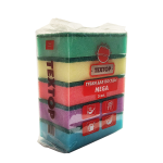 Губки для посуды TEXTOP Mega (5 шт/уп) (1/40)