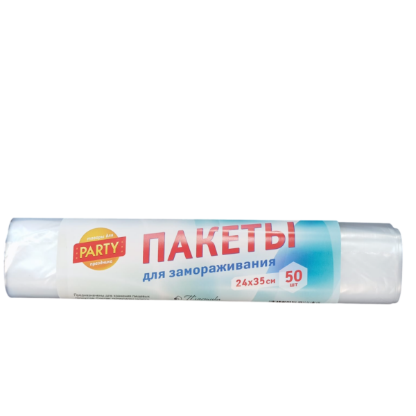 Пакеты для замораживания 24*35, 20мкм, 50шт. рулон (1/140)