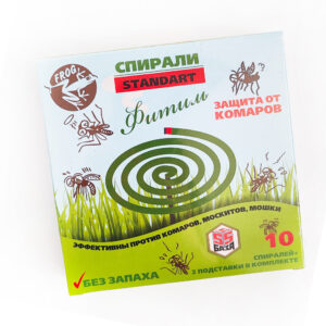 Спирали от комаров STANDART (черные) 10шт/упак