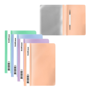 Папка-скоросшиватель пластиковая ErichKrause Matt Pastel Bloom, A5+, ассорти (в пакете по 20 шт.)