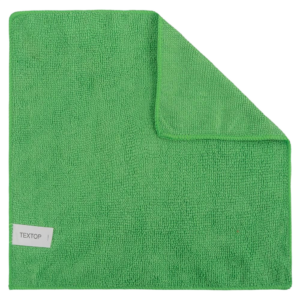 Салфетки микрофибра 29х29 TEXTOP зеленые (1/300)